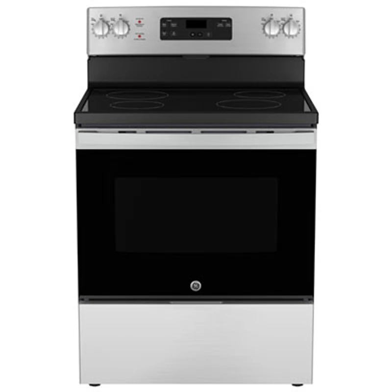 GE 30" 5.0 Cu. Ft. Freestanding Electric Range (JCBS630SVSS) - Stainless Steel