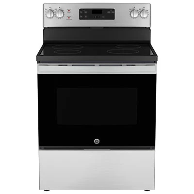 GE 30" 5.0 Cu. Ft. Freestanding Electric Range (JCBS630SVSS) - Stainless Steel