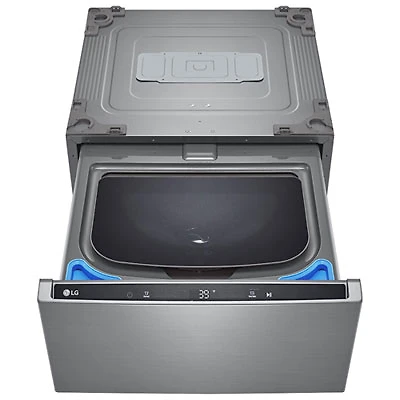 LG Sidekick 27" 1.0 Cu. Ft. Laundry Pedestal Washer (WD300CV) - Graphite Steel