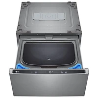 LG Sidekick 27" 1.0 Cu. Ft. Laundry Pedestal Washer (WD300CV) - Graphite Steel