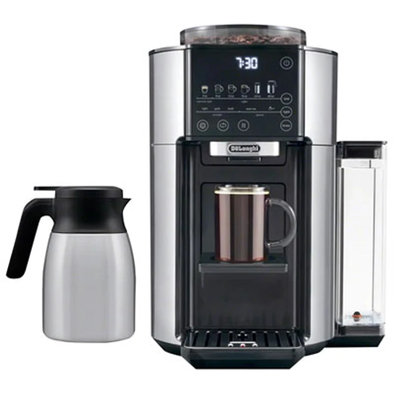 De'Longhi TrueBrew Automatic Coffee Machine w/ Thermal Carafe - Black/Stainless