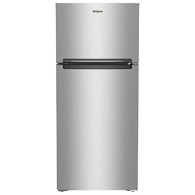 Whirlpool 29" 16.6 Cu. Ft. Top Freezer Refrigerator (WRTX5028PM) - Dolos Steel