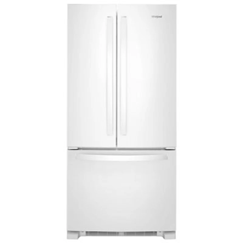 Whirlpool 33" 22.1 Cu. Ft. French Door Refrigerator with Water Dispenser (WRFF5333PW) - White