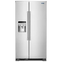 Maytag 36" 24.5 Cu. Ft. Side-By-Side Refrigerator with Water & Ice Dispenser (MSS25C4MGZ) - Stainless Steel