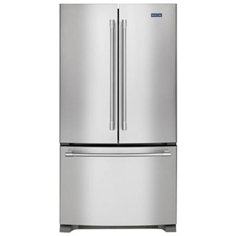 Maytag 33" 22.1 Cu. Ft. French Door Refrigerator with Water Dispenser (MRFF5033PZ) - Stainless Steel