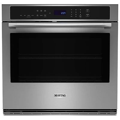 Maytag 27" 4.3 Cu. Ft. True Convection Electric Wall Oven (MOES6027LZ) - Stainless Steel