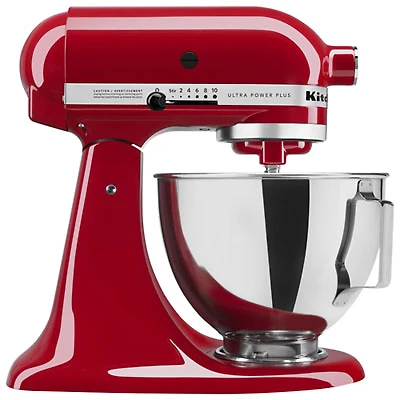 KitchenAid Ultra Power Plus Tilt-Head Stand Mixer - 4.5Qt - 300-Watt - Empire Red