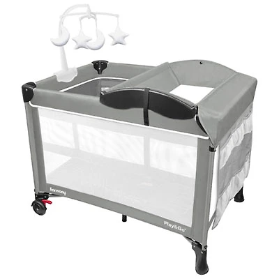 Harmony Play & Go Complete Play Yard - Grey