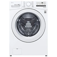 Open Box - LG 5.2 Cu. Ft. High Efficiency Front Load Washer (WM3400CW) - White - Perfect Condition