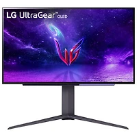 Open Box - LG UltraGear 27" QHD 240Hz 0.03ms GTG OLED G-Sync Gaming Monitor (27GR95QE-B) - Black