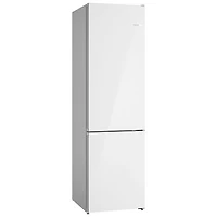 Bosch 25" 12.8 Cu. Ft. Bottom Freezer Refrigerator with Water Dispenser (B24CB80ESW) - White Glass