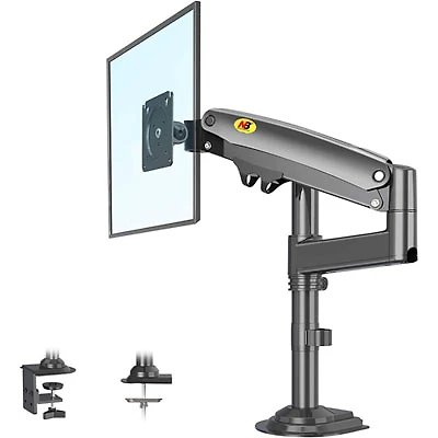 North Bayou H100 22" - 35" Desk Tilting Monitor Mount - Black