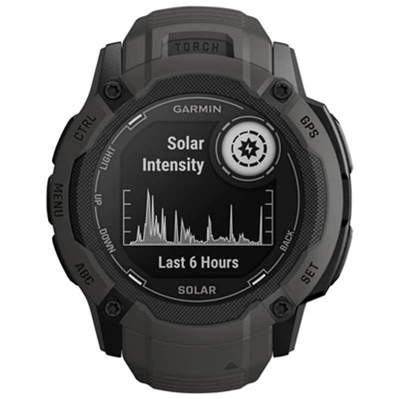 Garmin Instinct 2X Solar 53mm Bluetooth Mutlisport Smartwatch - Graphite