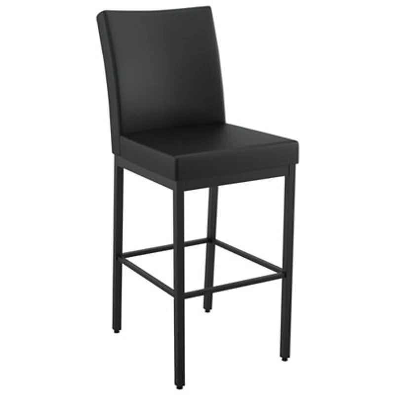 Perry Traditional Bar Height Barstool - Black/Black