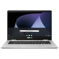 ASUS C424 14" Chromebook - Silver (Intel Celeron N4020 Processor/64GB eMMc/4GB RAM/ChromeOS)