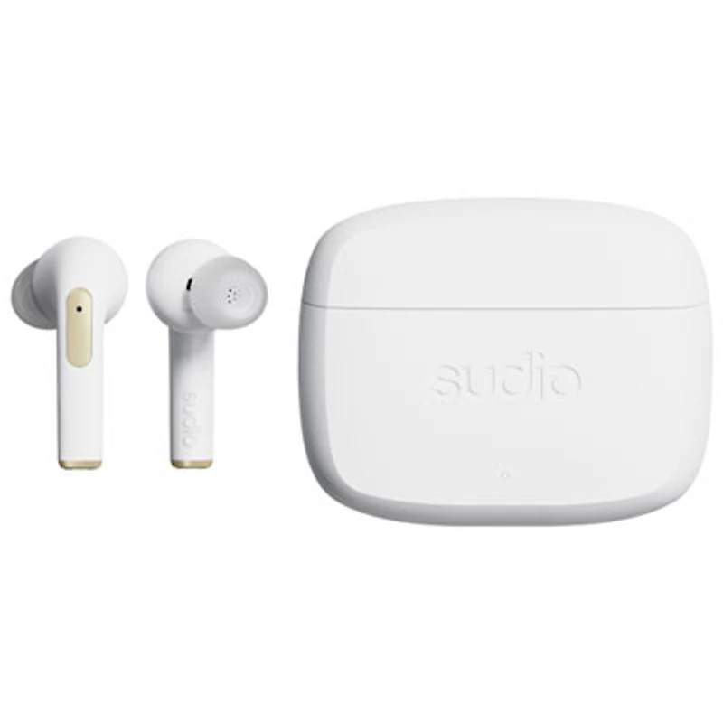 Sudio Audio N2 PRO In-Ear Noise Cancelling True Wireless Earbuds - White