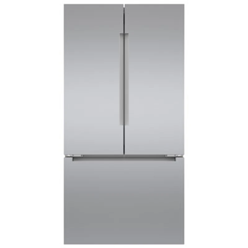 Bosch 36" 20.8 Cu. Ft. French Door Refrigerator with Water & Ice Dispenser (B36CT81ENS) - Stainless Steel