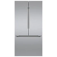 Bosch 36" 20.8 Cu. Ft. French Door Refrigerator with Water & Ice Dispenser (B36CT81ENS) - Stainless Steel