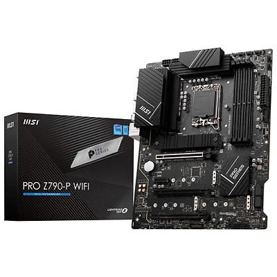 MSI PRO Z790-P WiFi 6E ATX LGA 1700 DDR5 Motherboard for 12/13th Gen Intel CPUs