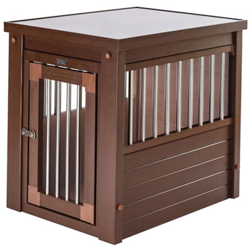 New Age Pet InnPlace Pet Crate & End Table - Medium - Russet