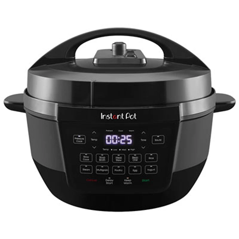 Instant Pot 7-in-1 Duo Wide Base Electric Pressure Cooker - 7.5 Qt - Black