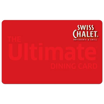 Swiss Chalet Gift Card - $100 - Digital Download