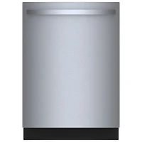 Bosch 300 Series 24" 46dB Built-In Dishwasher with Third Rack (SHX53CM5N) - Stainless Steel