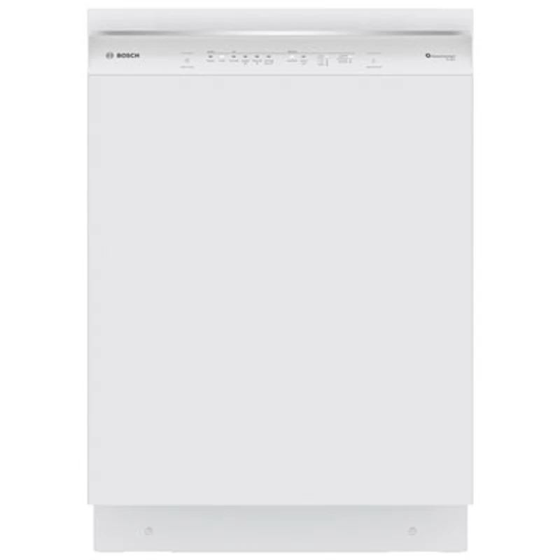 Bosch 24" 46dB Built-In Dishwasher with Third Rack (SHE53C82N) - White
