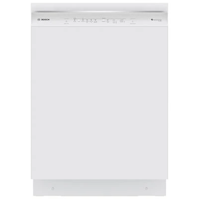 Bosch 24" 46dB Built-In Dishwasher with Third Rack (SHE53C82N) - White