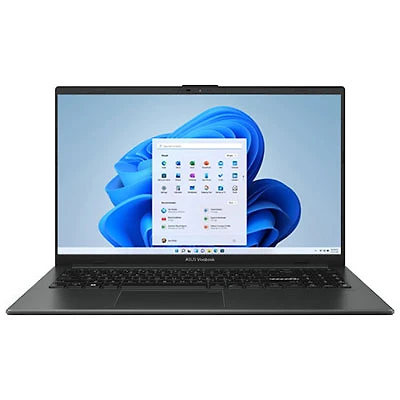 Open Box - ASUS Vivobook Go 15.6" OLED Laptop - Mixed Black (AMD Ryzen 5 7520U/512GB SSD/8GB RAM/Windows 11)