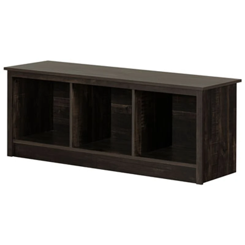 Toza Contemporary Entryway Bench - Rubbed Black