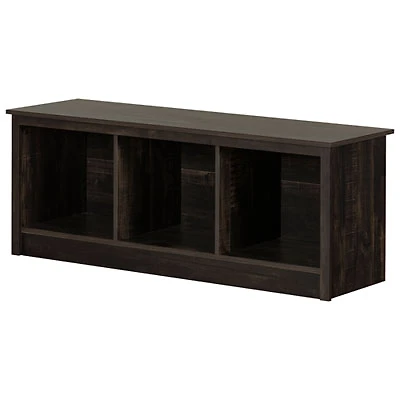 Toza Contemporary Entryway Bench - Rubbed Black