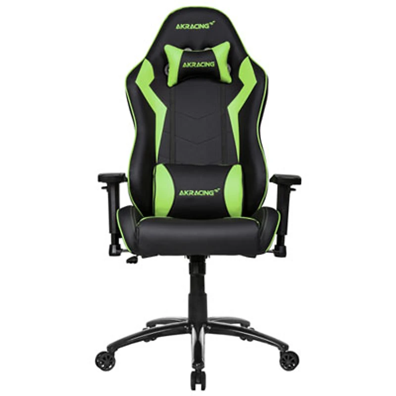 AKRacing Core SX Ergonomic Faux Leather Gaming Chair - Black/Green