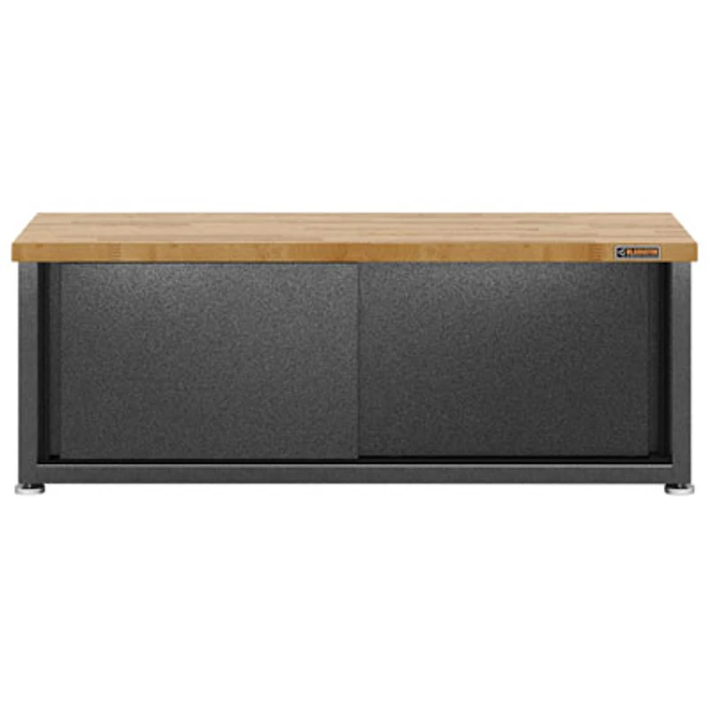 Gladiator Steel Shoe Storage Bench (GAGB54SBJSG) - Hammered Granite