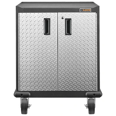 Gladiator Heavy Duty Welded Steel Modular GearBox Cabinet (GAGB272DLG) - Silver Tread