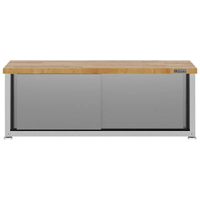Gladiator Steel Shoe Storage Bench (GAGB54SBJW) - Grey Slate