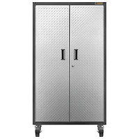 Gladiator Steel Storage Cabinet (GALG36CKXG) - Silver Tread