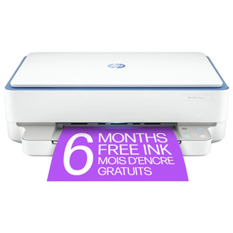 HP ENVY 6065e Colour Wireless All-In-One Inkjet Printer - HP Instant Ink 6-Month Free Trial Included*