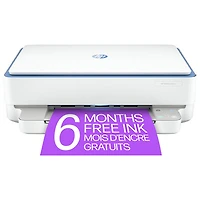 HP ENVY 6065e Colour Wireless All-In-One Inkjet Printer - HP Instant Ink 6-Month Free Trial Included*