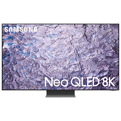 Open Box - Samsung 85" 8K UHD HDR Neo QLED Tizen Smart TV (QN85QN800CFXZC) - 2023 - Titan Black