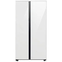 Open Box - Samsung Bespoke 36" 22.6 Cu Ft Side-By-Side Refrigerator w/ Water Dispenser (RS23CB760012AA) -White -Perfect Condition