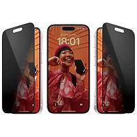 PanzerGlass Privacy Glass Screen Protector for iPhone 15/ Pro