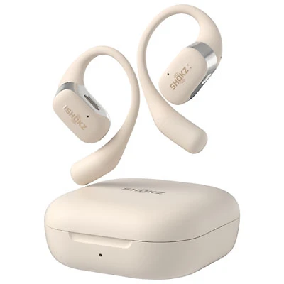 Shokz OpenFit Open-Ear True Wireless Earbuds - Beige