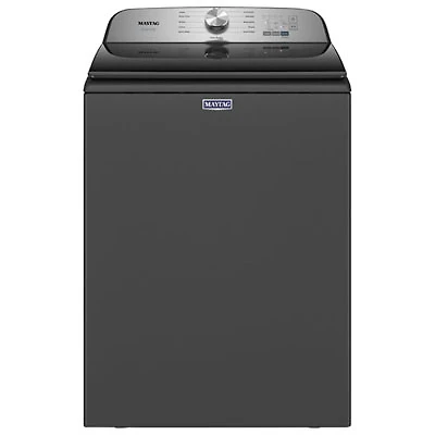 Open Box - Maytag Pet Pro 5.4 Cu. Ft. Top Load Washer (MVW6500MBK) - Black Shadow - Scratch & Dent