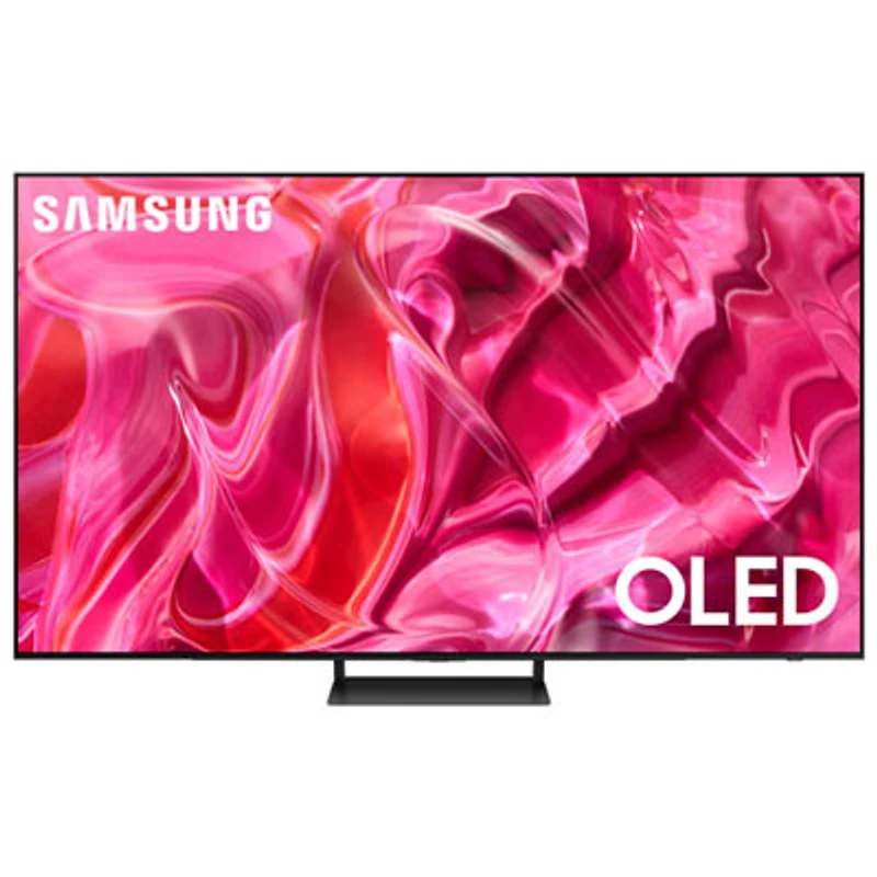 Open Box - Samsung 55" S90C Series 4K UHD HDR OLED Tizen Smart TV (QN55S90CAFXZC) - 2023 - Titan Black