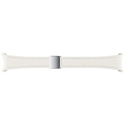 Samsung D-Buckle Vegan Leather Strap for Galaxy Watch - Small/Medium - Cream