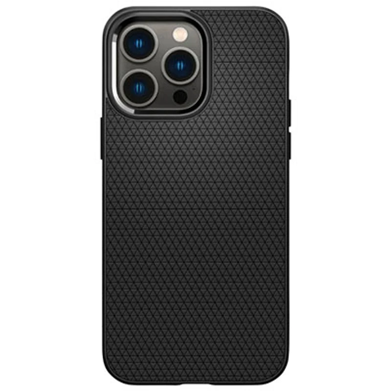 Spigen AirGrip Fitted Soft Shell Case for iPhone 15 Pro Max - Matte Black