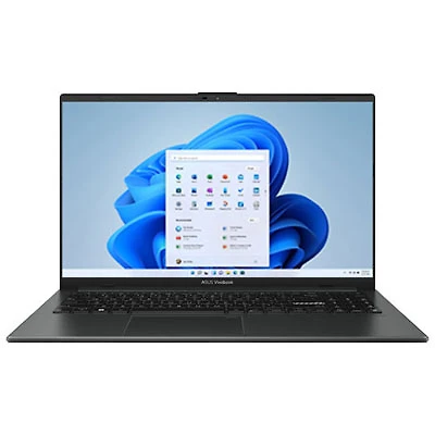 Open Box - ASUS Vivobook Go 15.6" Laptop - Mixed Black (AMD Ryzen 3 7320U/512GB SSD/8GB RAM/Windows 11)