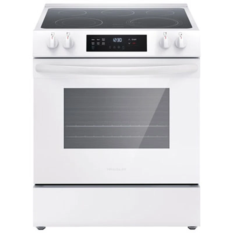 Open Box - Frigidaire 30" 5.3 Cu. Ft. 5-Element Freestanding Electric Range (FCFE306CAW) - White - Perfect Condition