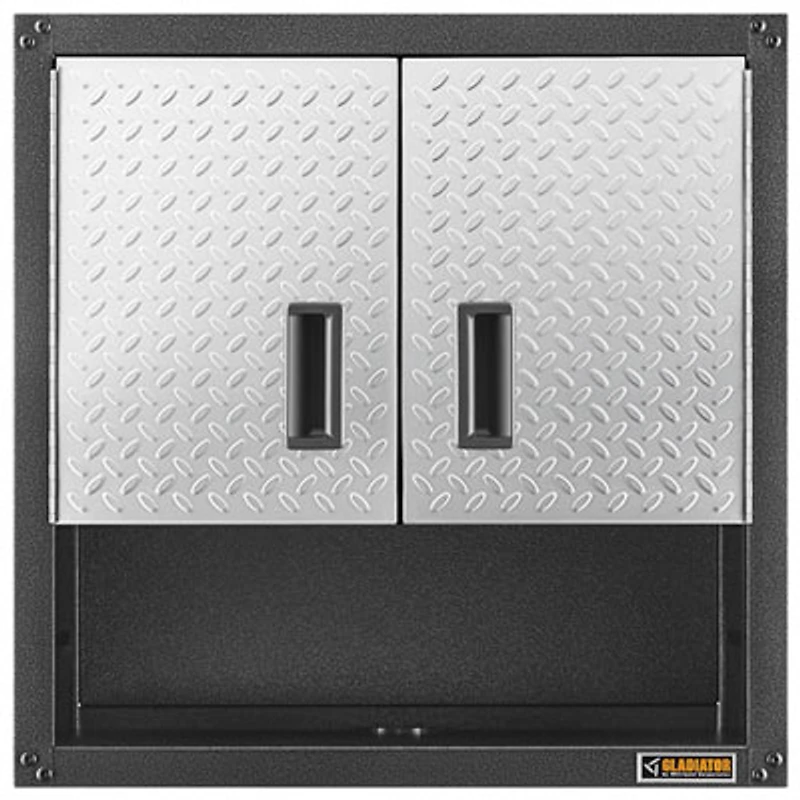 Gladiator Wall GearBox Steel Cabinet (GAWG28KDYG) - Silver Tread